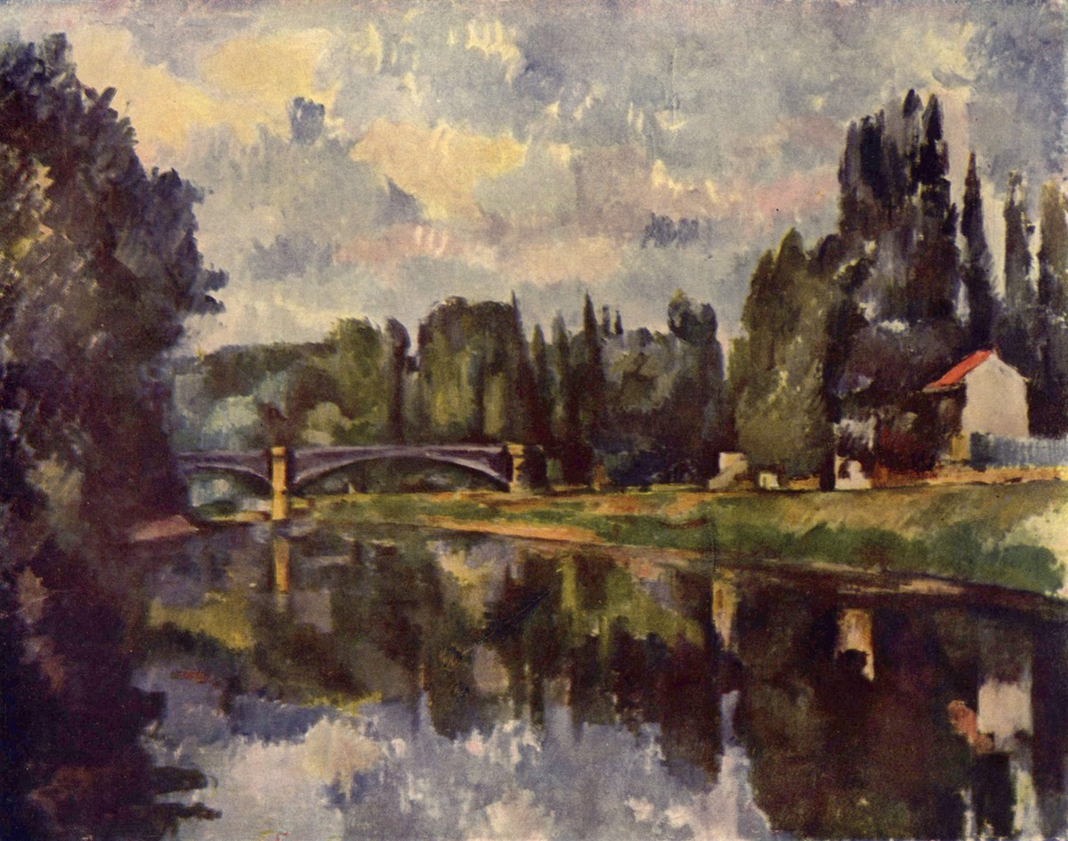 Bridge over the Marne by Paul Cezanne