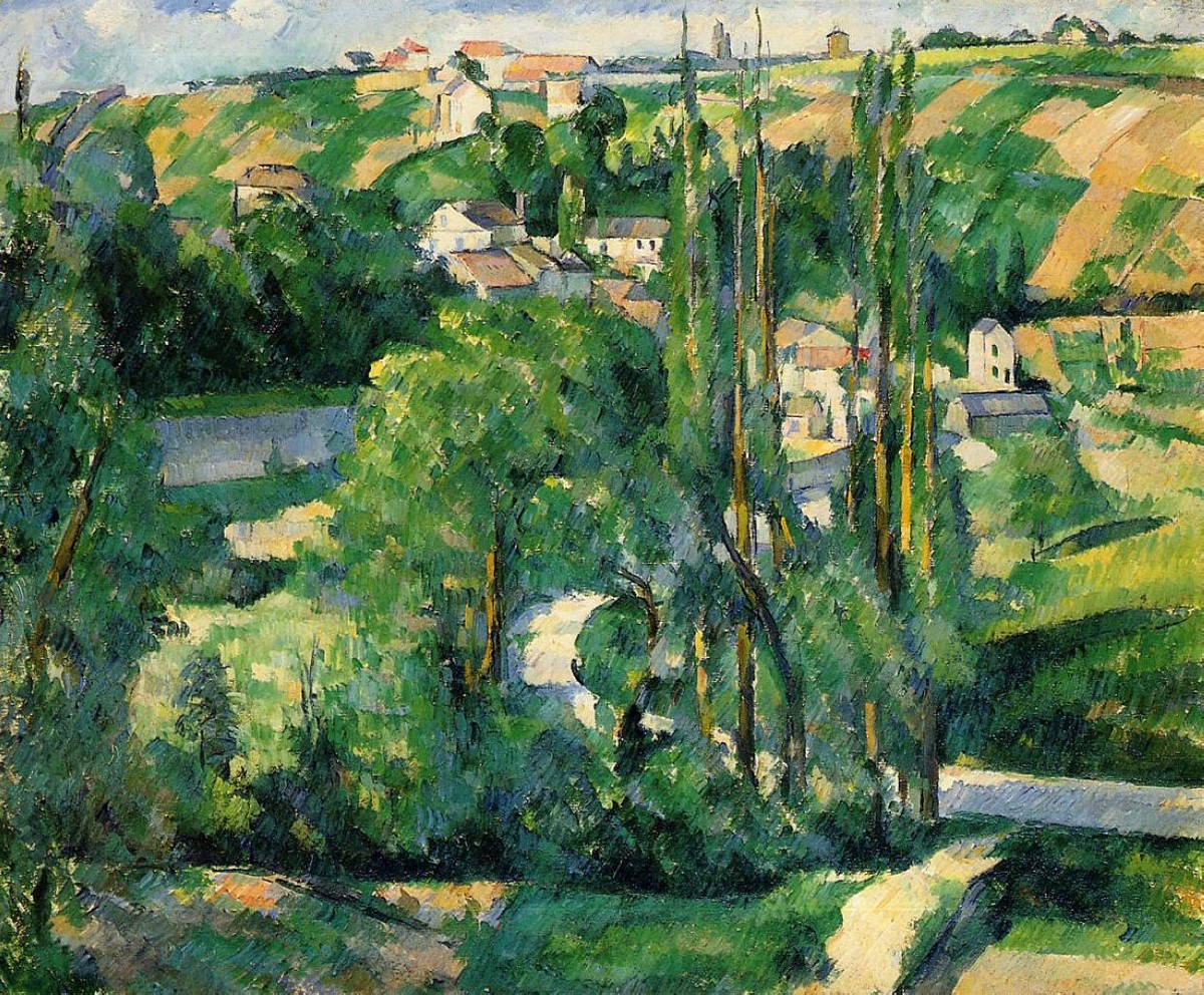 Cote du Galet, at Pontoise by Paul Cezanne