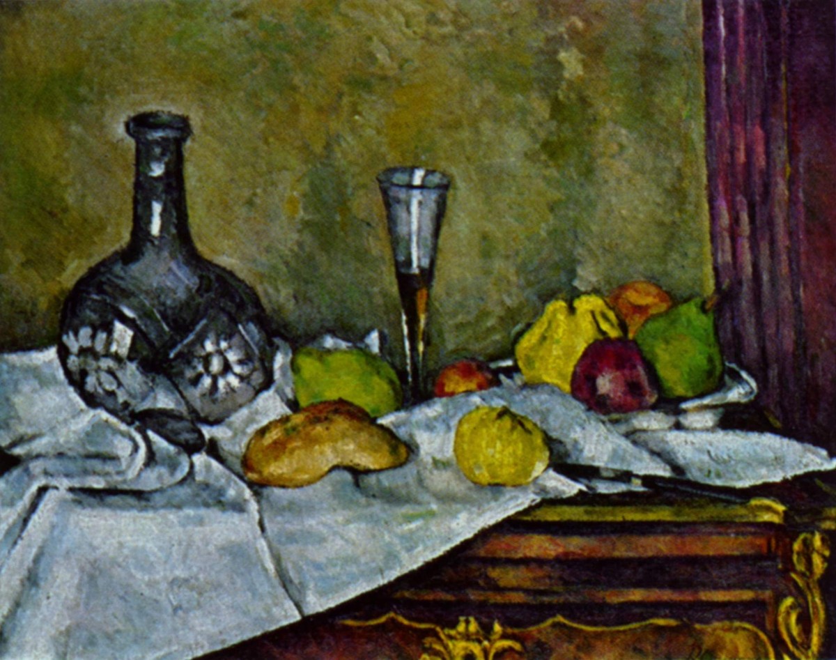 Dessert by Paul Cezanne