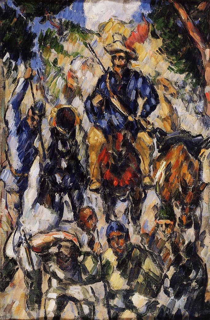 Don Quixote, View from the Back by Paul Cezanne