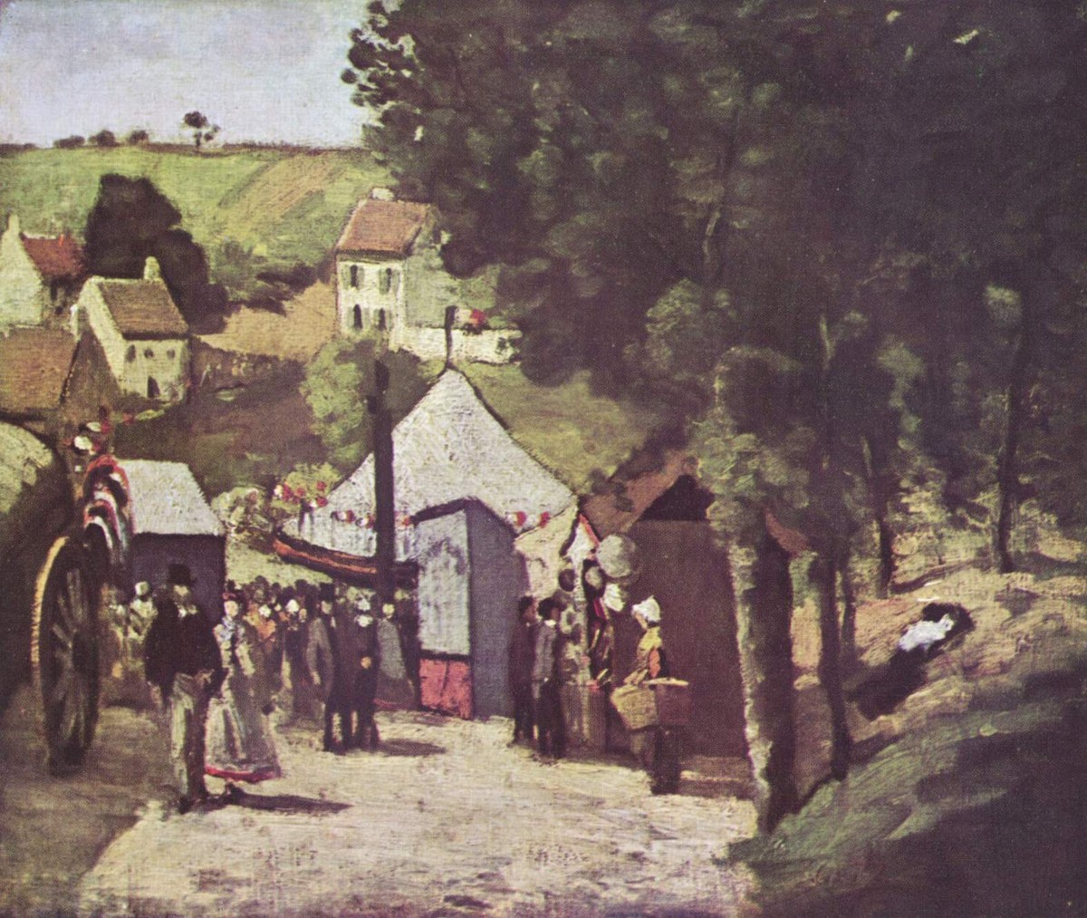 Eremitage, Pontoise by Paul Cezanne