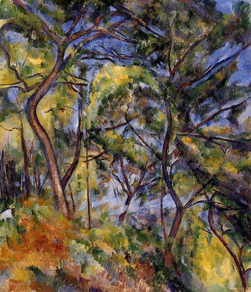 Forest by Paul Cezanne