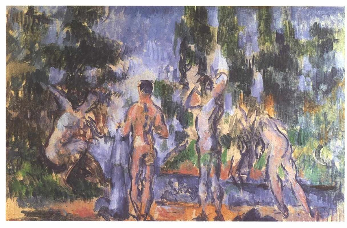 Four Bathers by Paul Cezanne