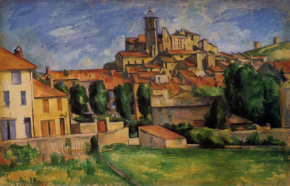 Gardanne (Horizontal View) by Paul Cezanne