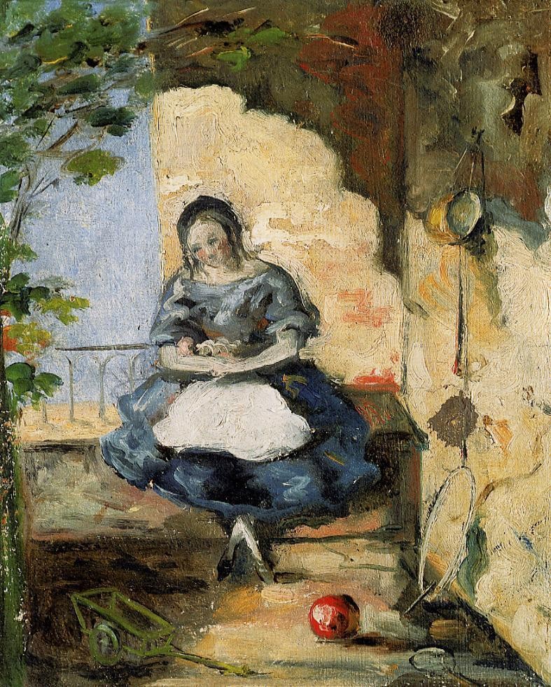 Girl by Paul Cezanne