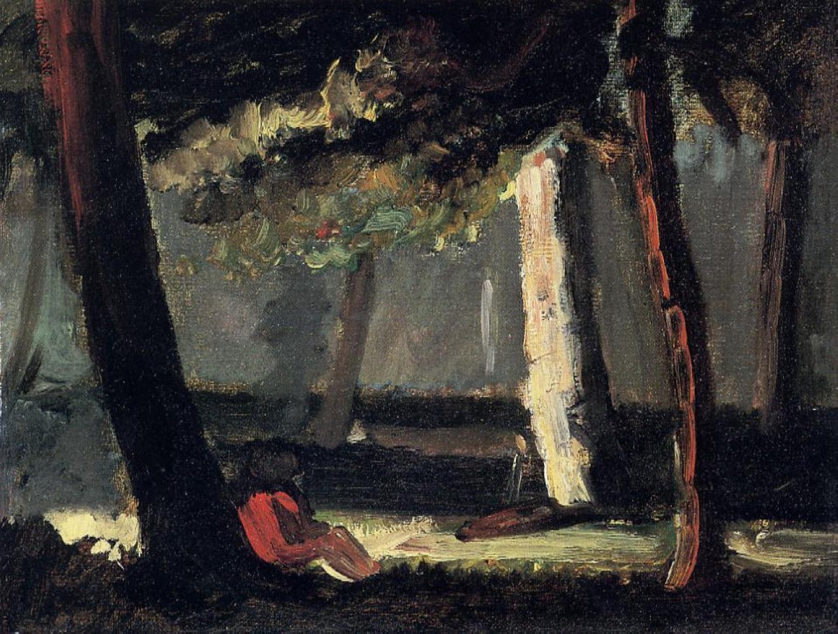 Guillaumin by the Road by Paul Cezanne