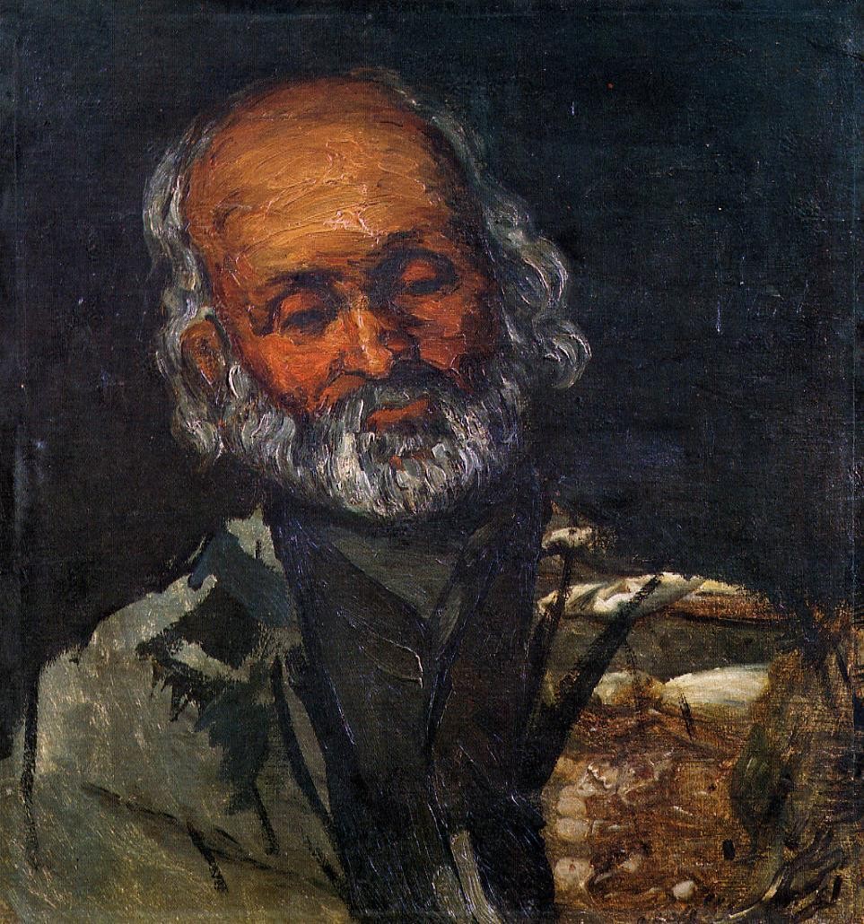 Head of an Old Man by Paul Cezanne