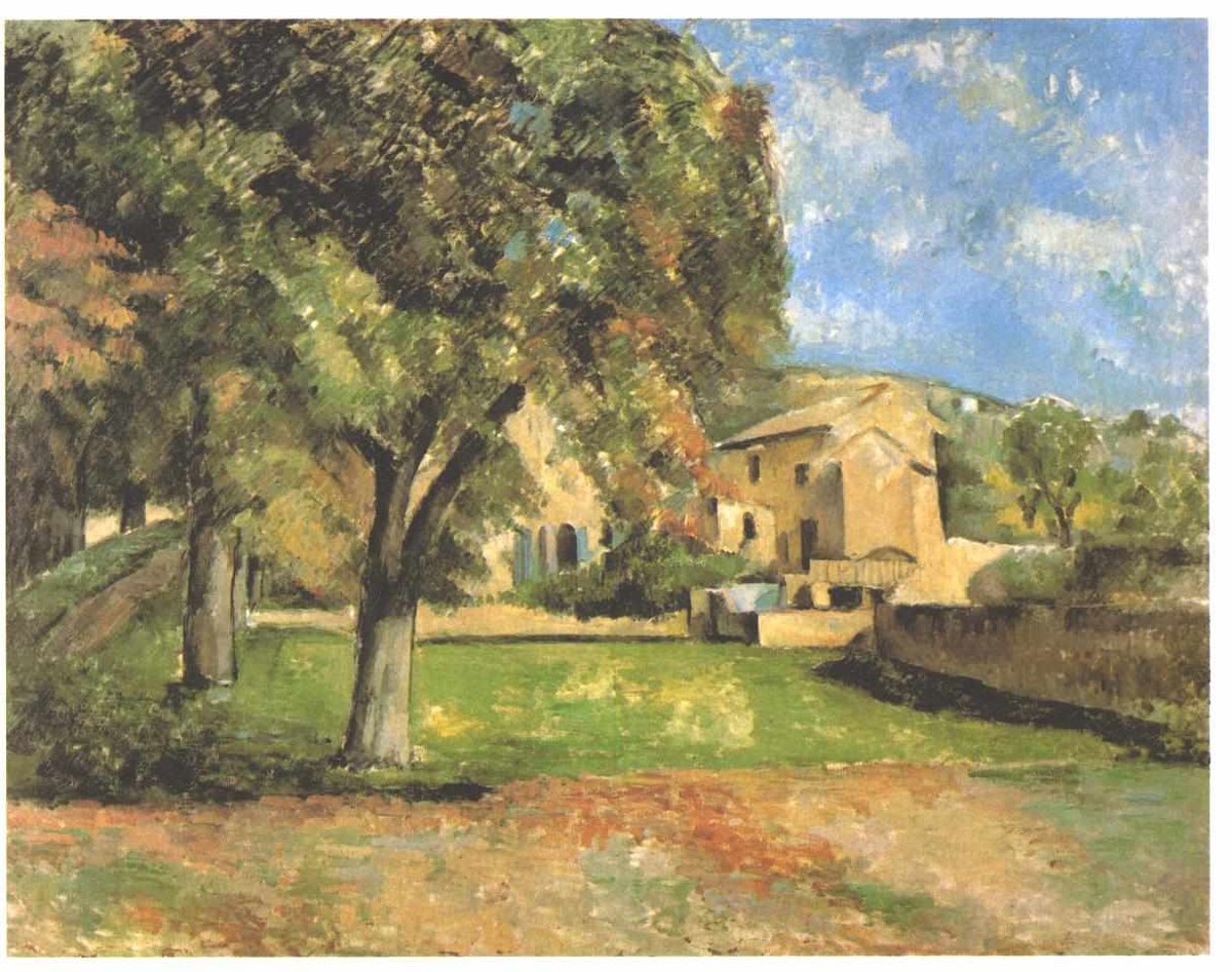 Horse-chestnut-trees in Jas de Bouffan by Paul Cezanne