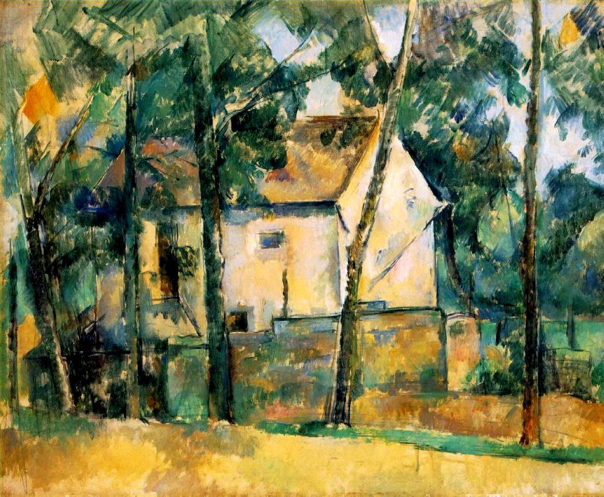 House and Trees by Paul Cezanne