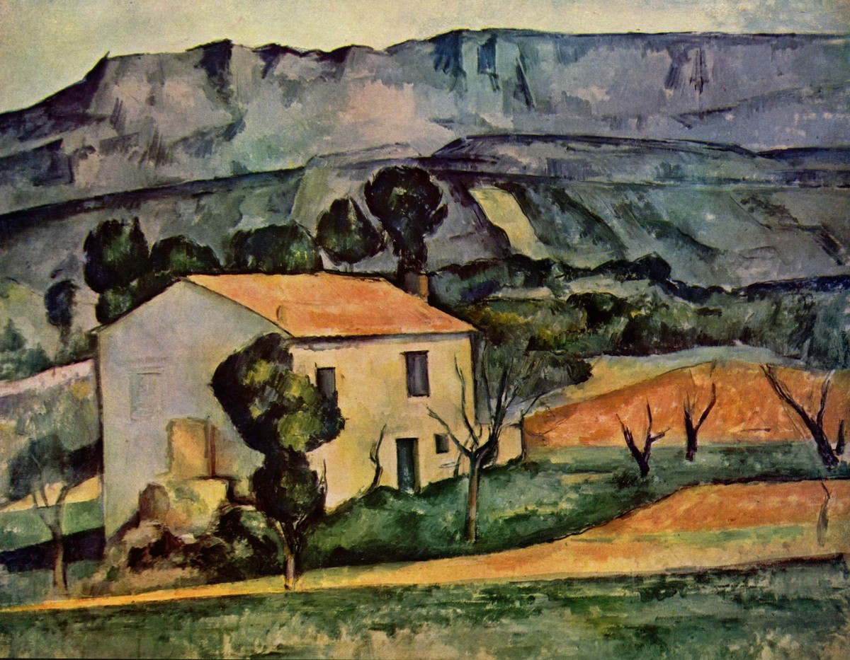 Houses in Provence, near Gardanne by Paul Cezanne