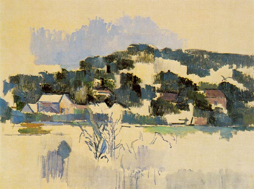 Houses on the Hill by Paul Cezanne