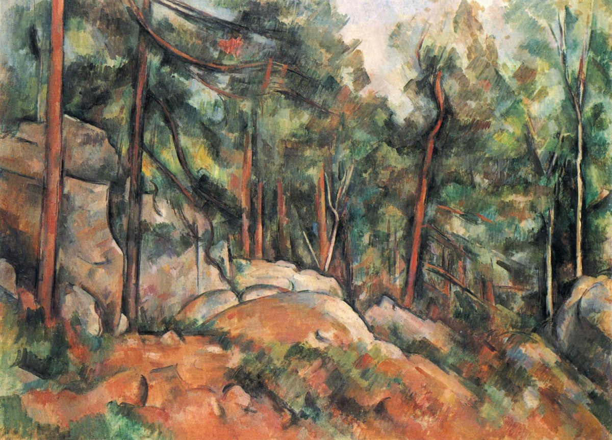 In the Forest by Paul Cezanne