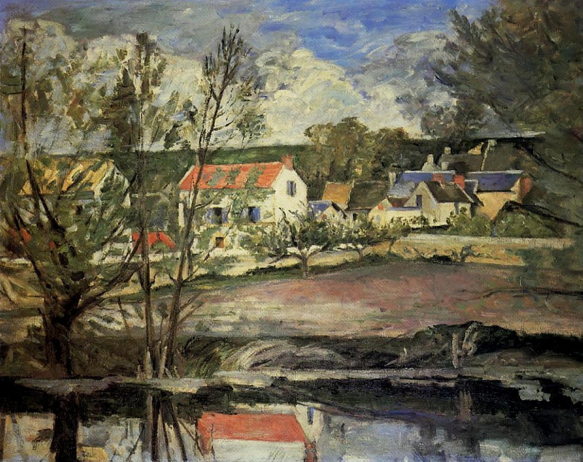 In the Oise Valley by Paul Cezanne