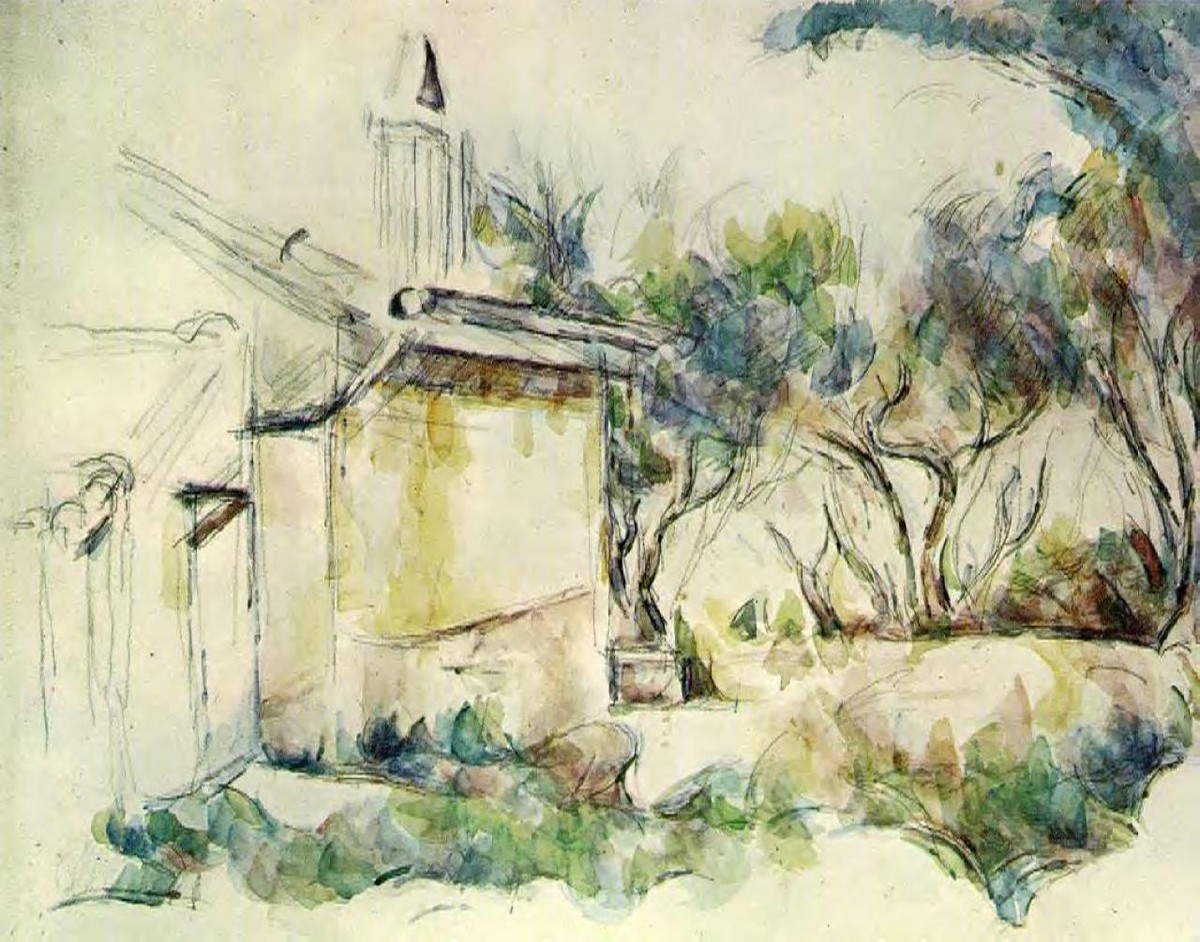 Jourdan's Cottage by Paul Cezanne