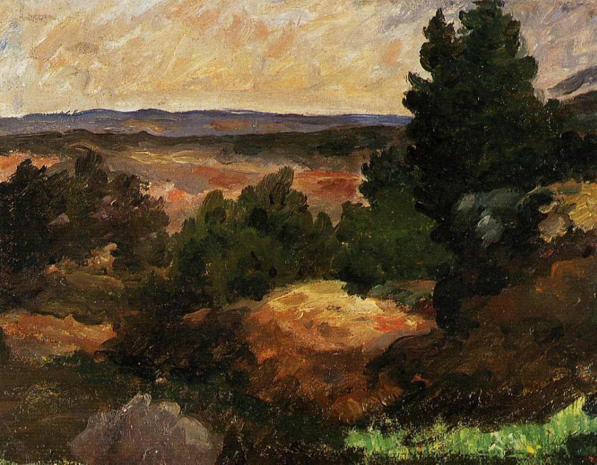 Landscape by Paul Cezanne
