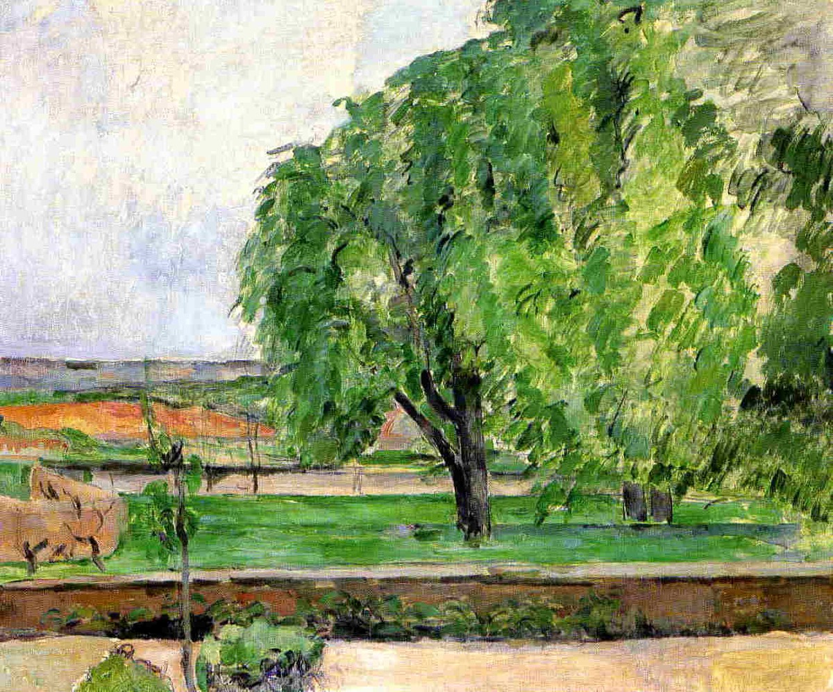 Landscape at the Jas de Bouffin by Paul Cezanne