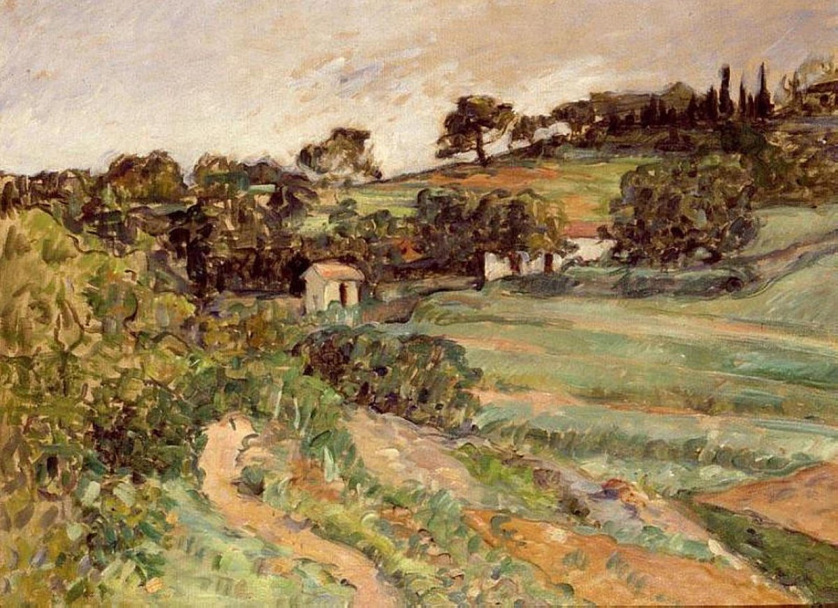 Landscape in Provence by Paul Cezanne