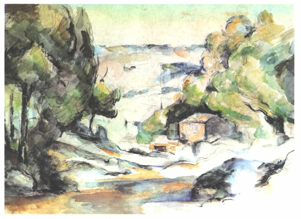 Landscape in the Provence by Paul Cezanne