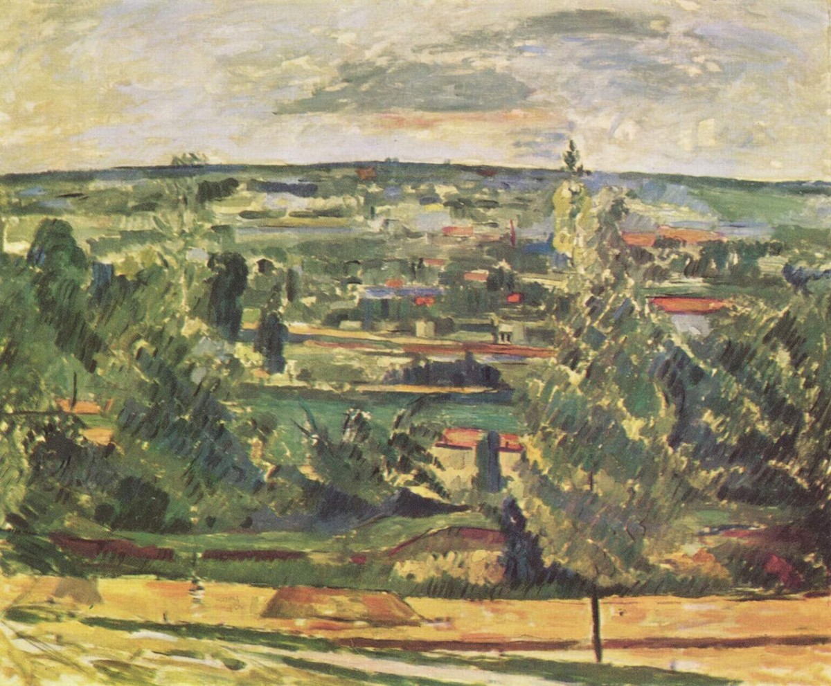 Landscape of the Jas de Bouffan by Paul Cezanne