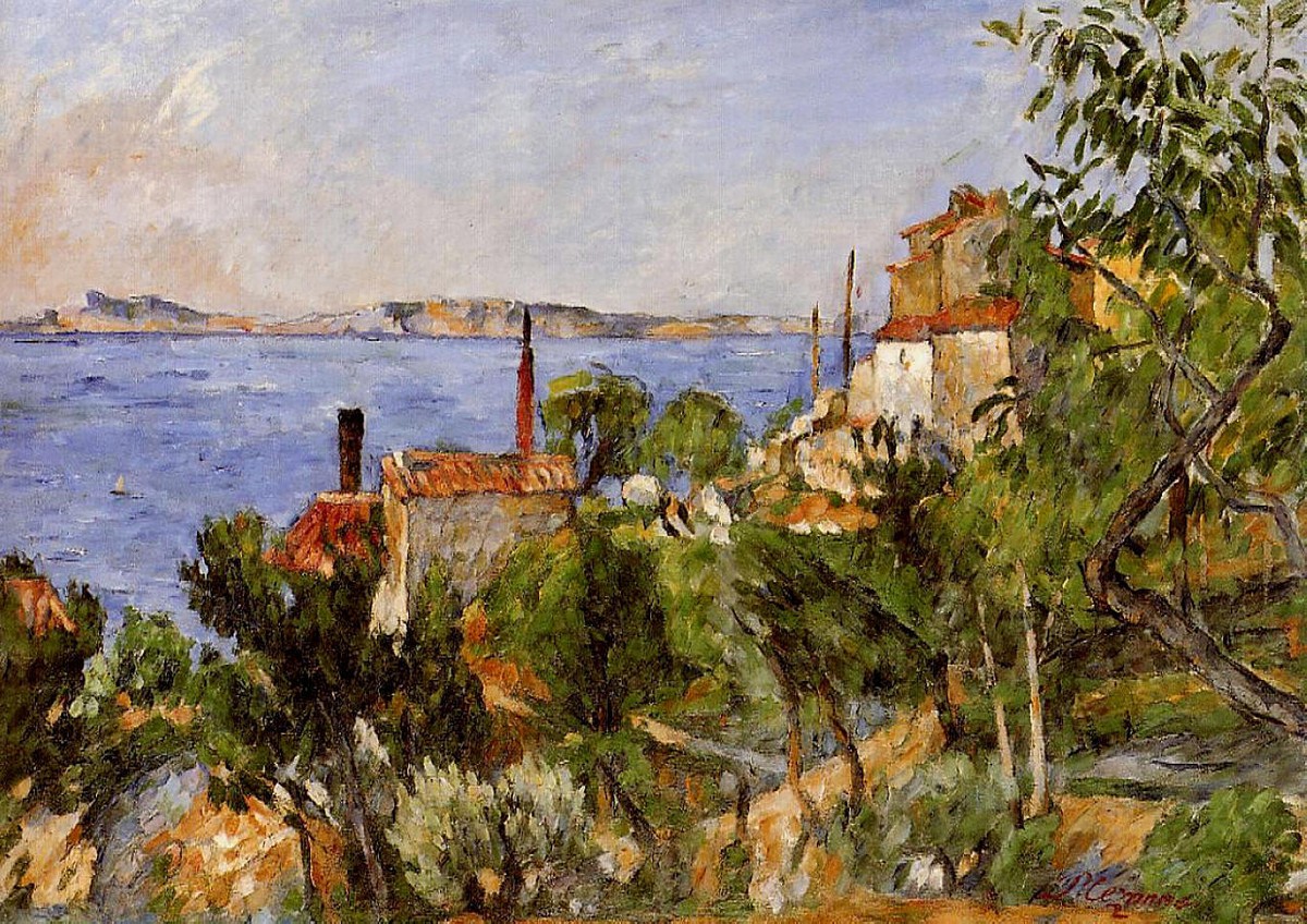 Landscape. Study after Nature by Paul Cezanne