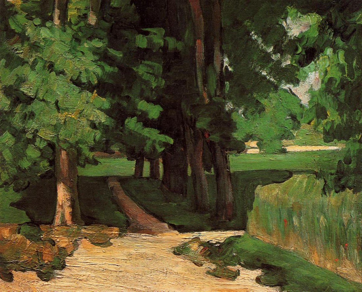 Lane of Chestnut Trees at the Jas de Bouffan by Paul Cezanne