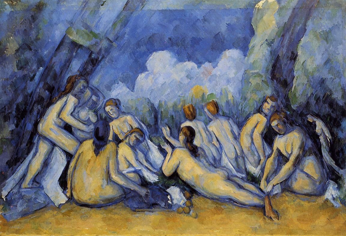 Large Bathers by Paul Cezanne