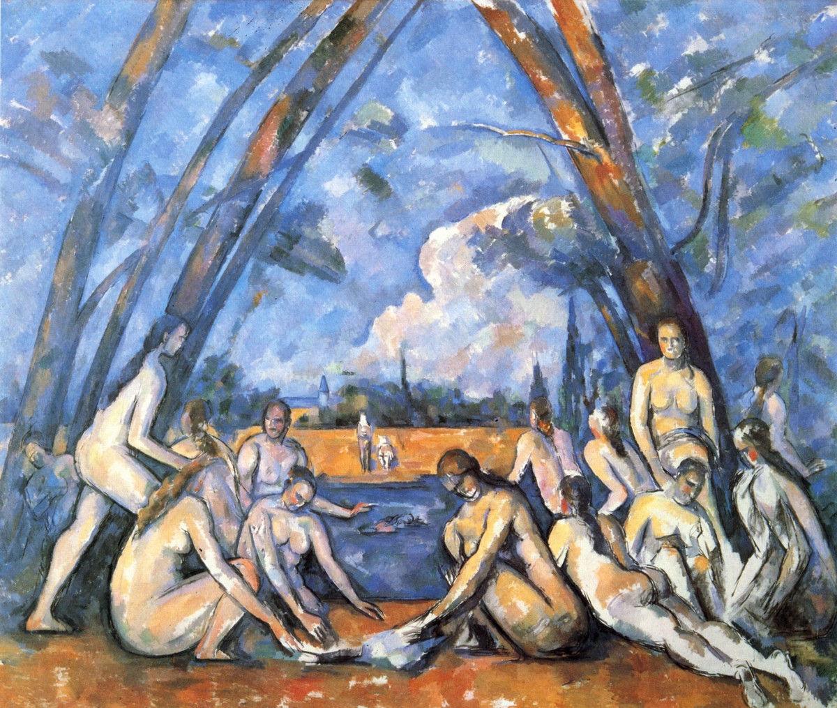 Large Bathers by Paul Cezanne