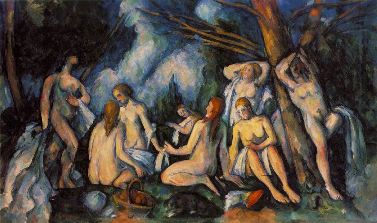 Large Bathers by Paul Cezanne