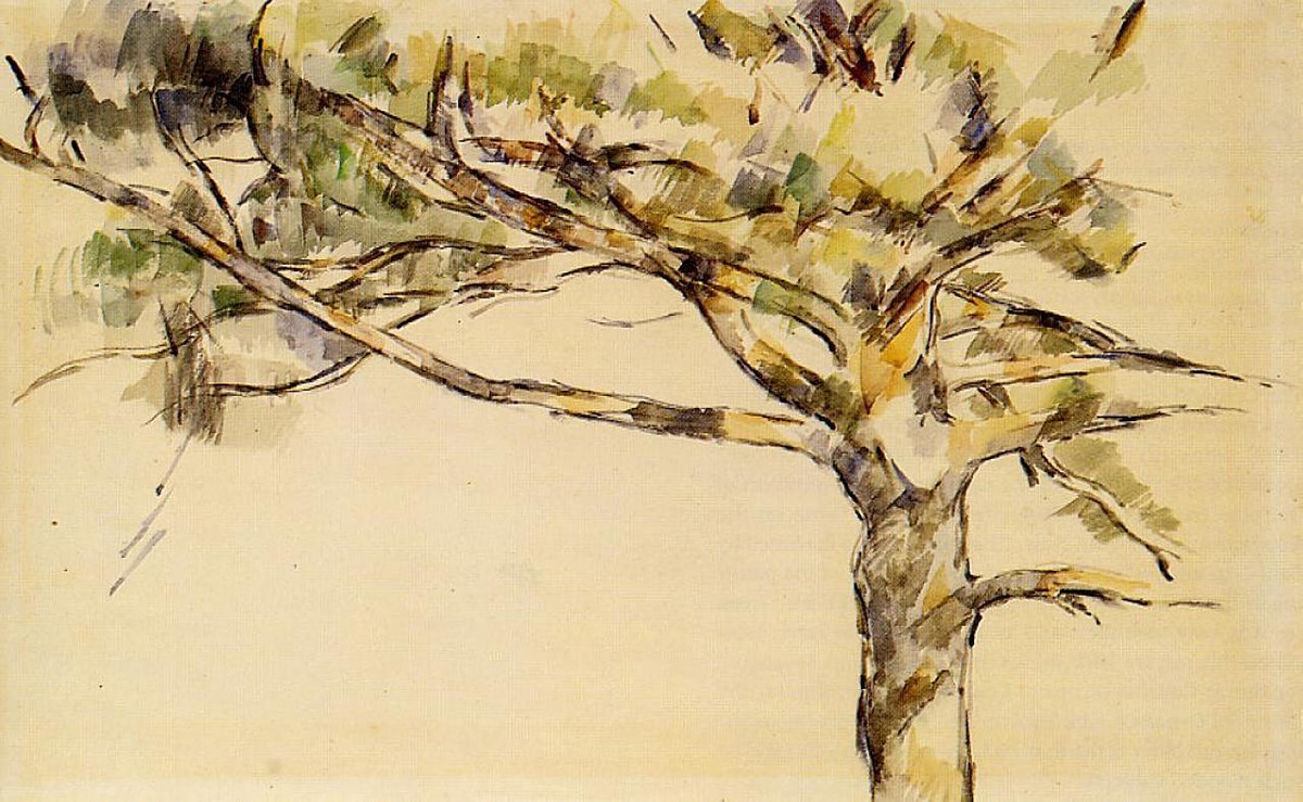Large Pine by Paul Cezanne