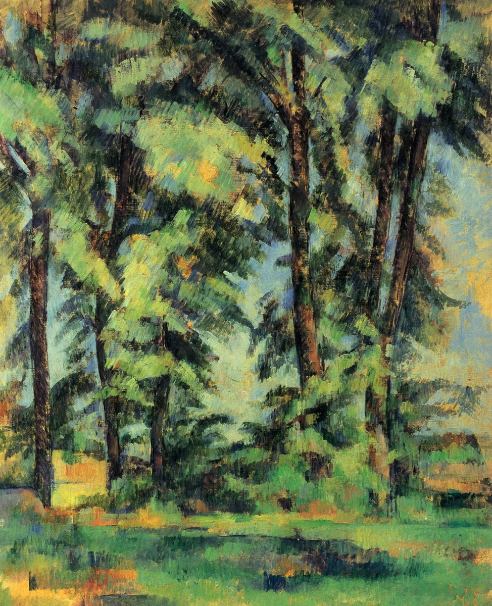 Large Trees at Jas de Bouffan by Paul Cezanne