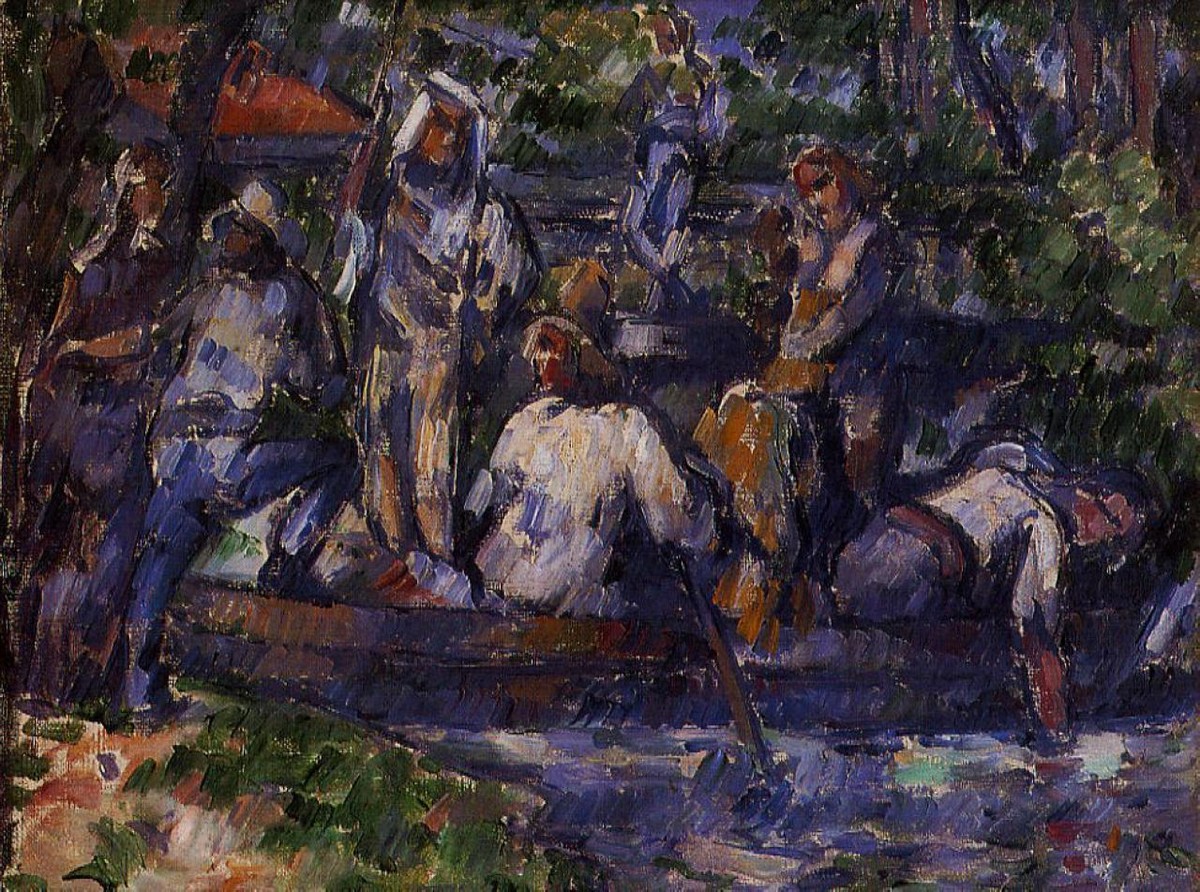 Leaving on the Water by Paul Cezanne