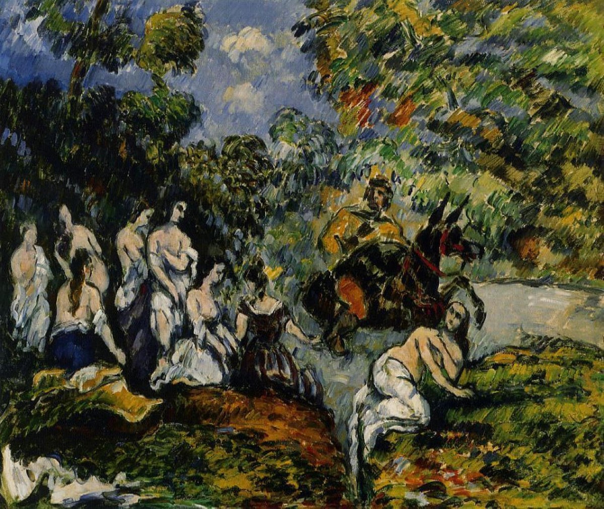 Legendary Scene by Paul Cezanne