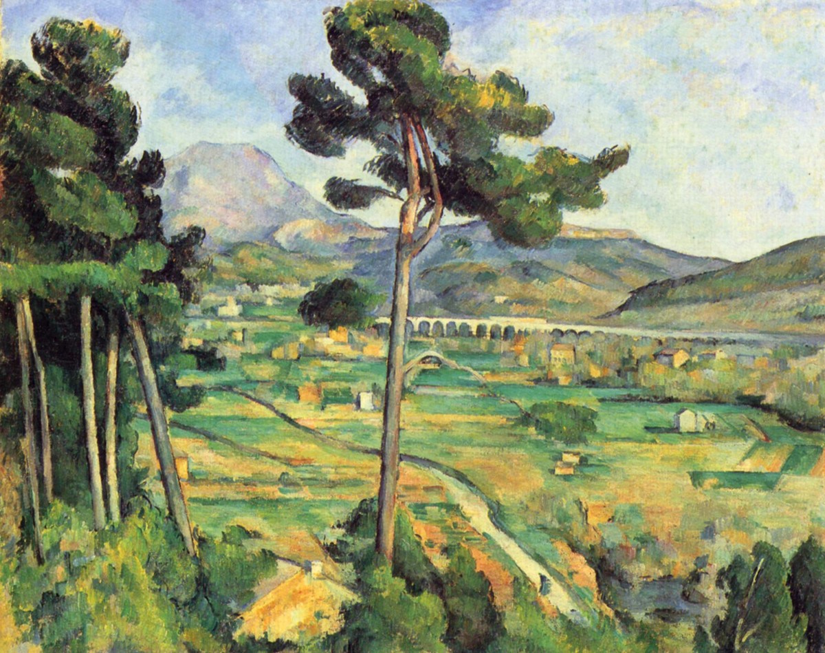 Mont Sainte-Victoire and the Viaduct of the Arc River Valley by Paul Cezanne