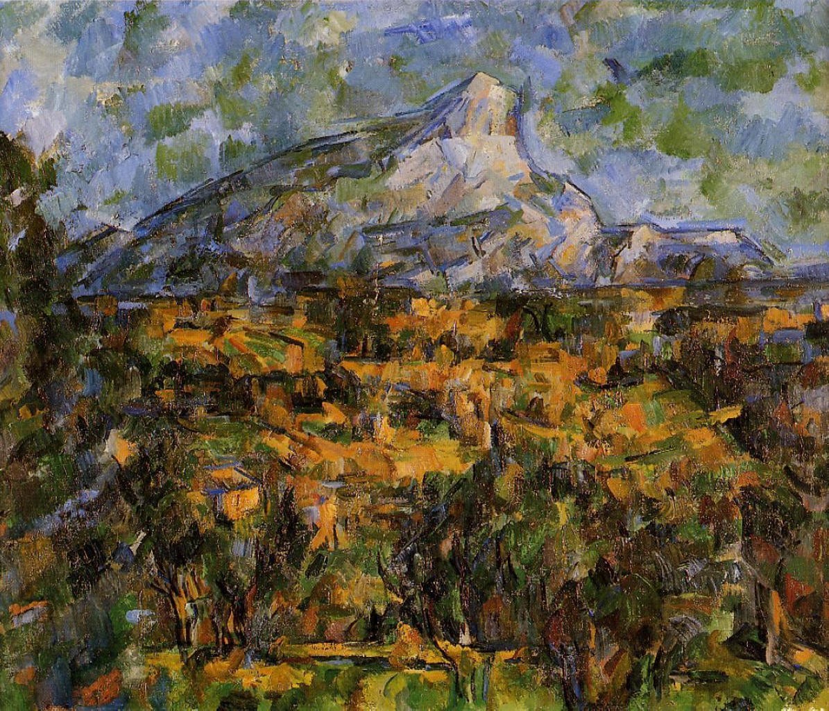 Mont Sainte-Victoire Seen from les Lauves by Paul Cezanne