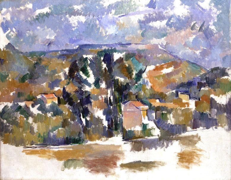 Mont Sainte-Victoire Seen from les Lauves by Paul Cezanne