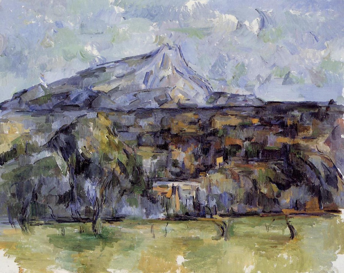 Mont Sainte-Victoire Seen from les Lauves by Paul Cezanne