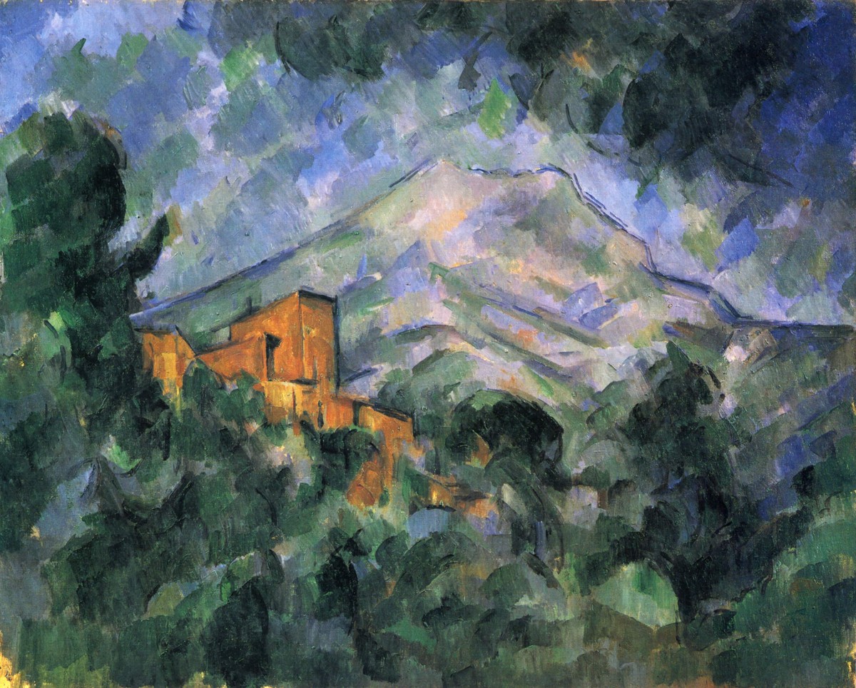 Montagne Sainte-Victoire and the Black Chateau by Paul Cezanne