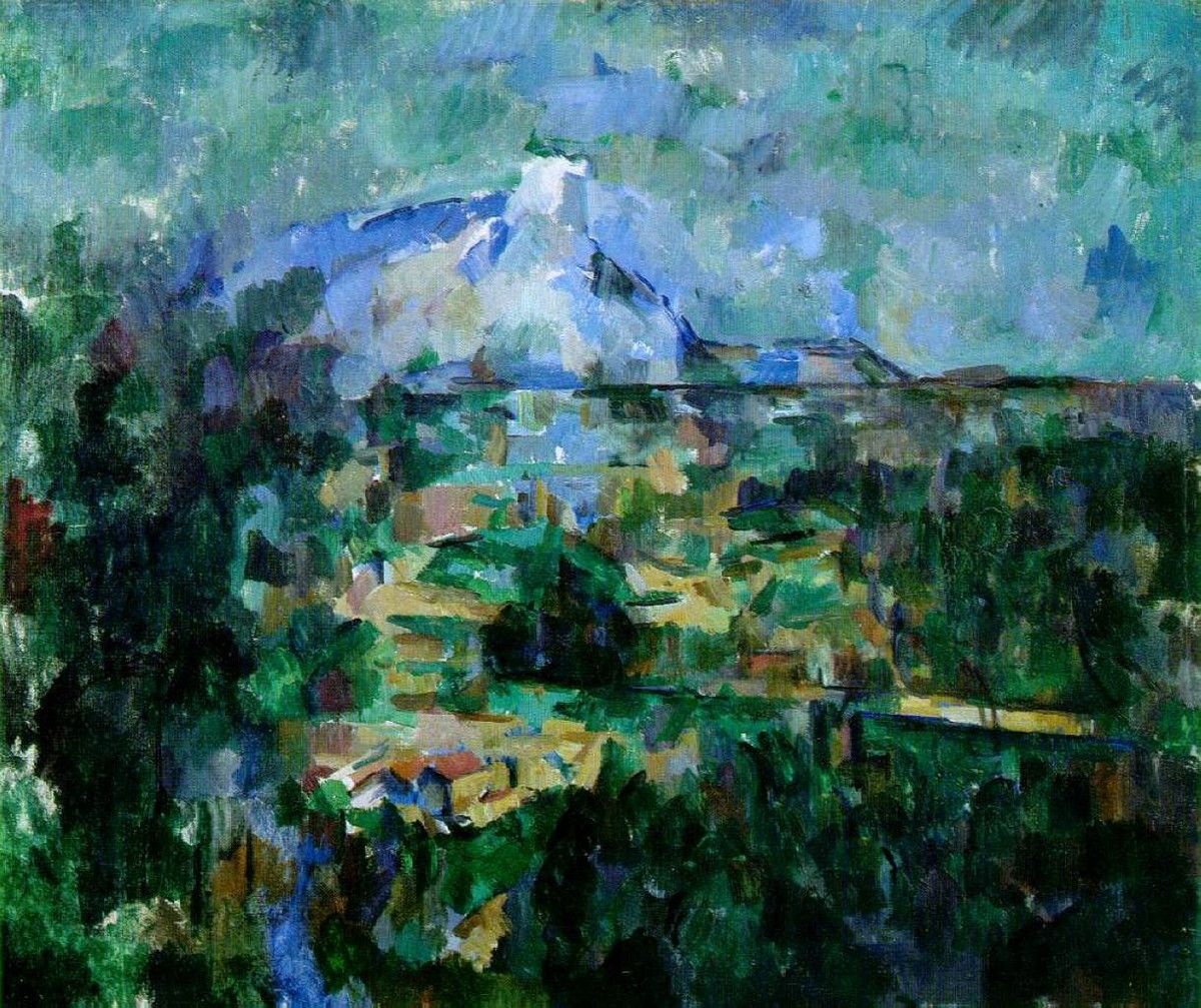 Montagne Sainte-Victoire from Lauves by Paul Cezanne