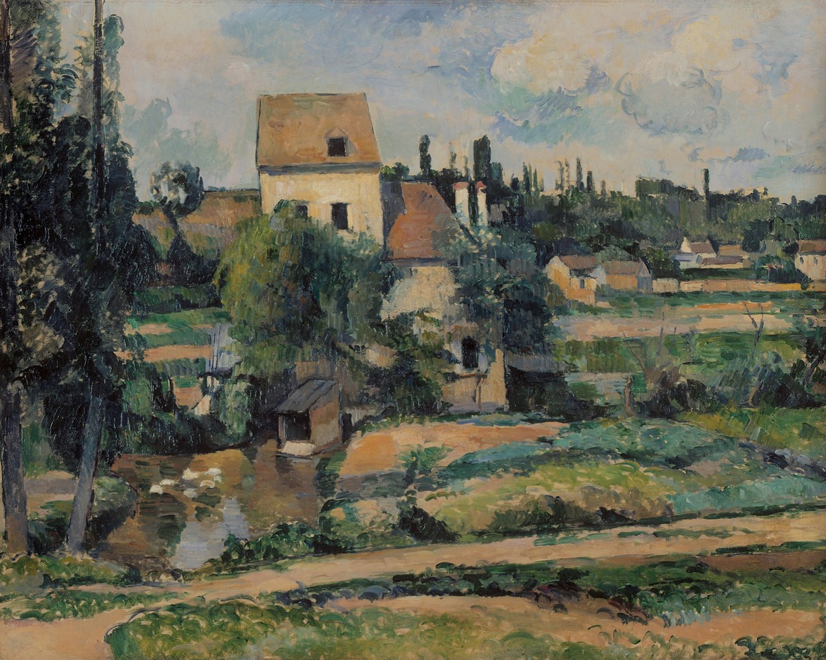 Moulin de la Couleuvre at Pontoise by Paul Cezanne