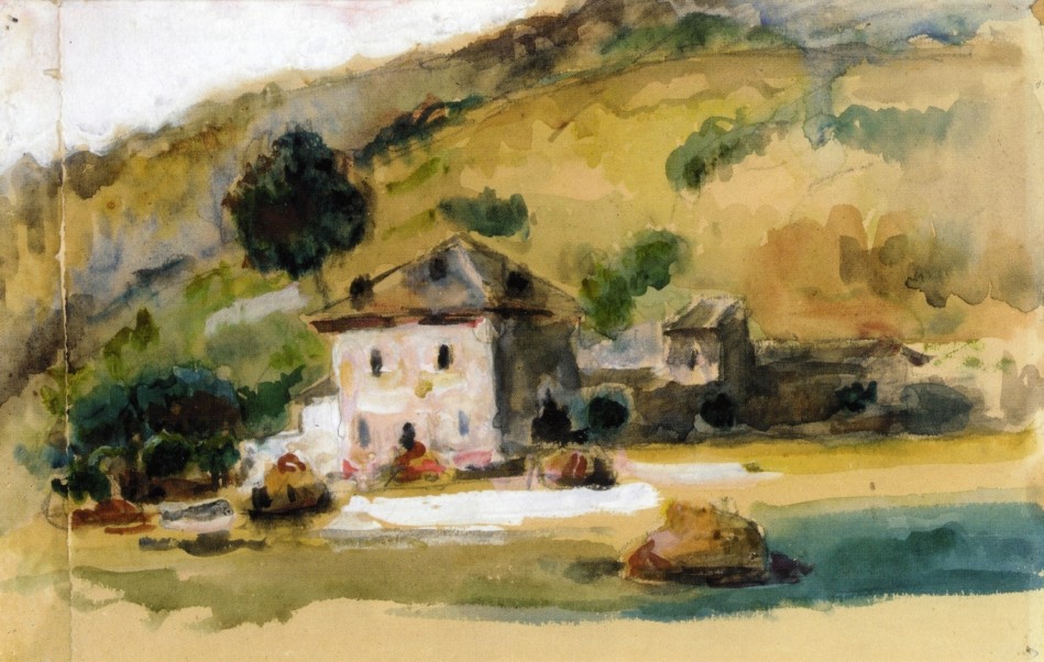 Near Aix En Provence by Paul Cezanne