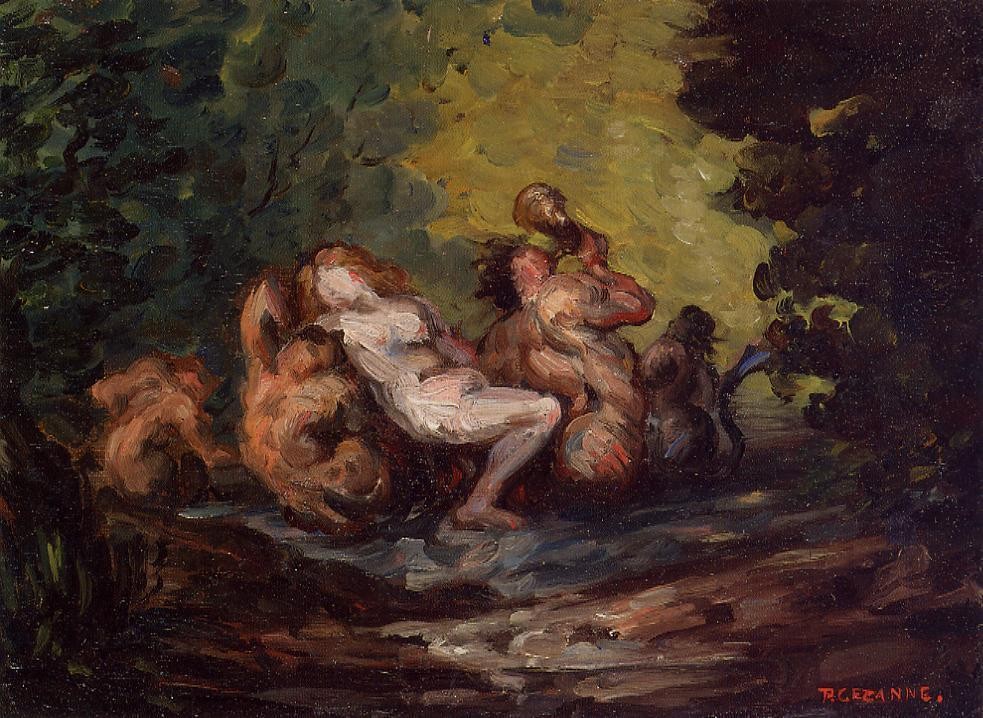 Neried and Tritons by Paul Cezanne