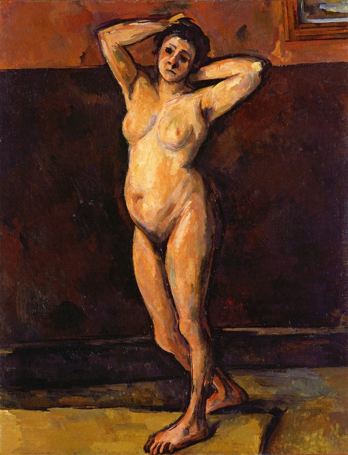 Nude Woman Standing by Paul Cezanne