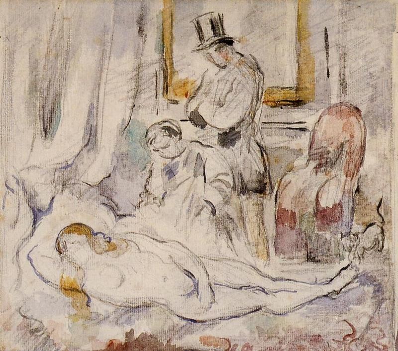 Olympia by Paul Cezanne