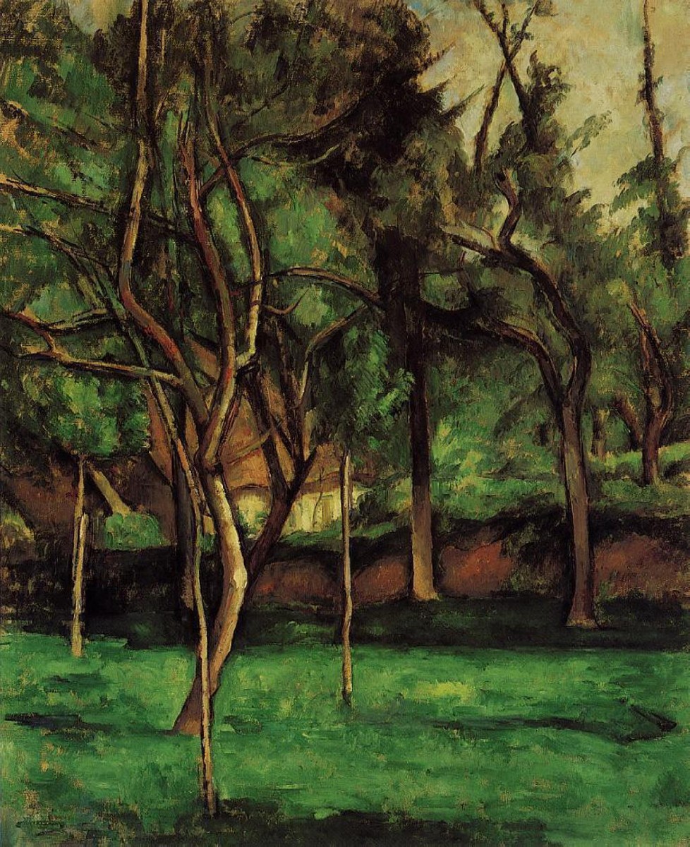 Orchard by Paul Cezanne