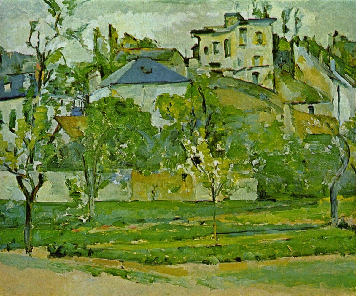 Orchard in Pontoise by Paul Cezanne