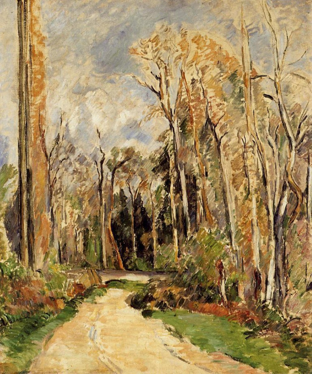 Path at the Entrance to the Forest by Paul Cezanne