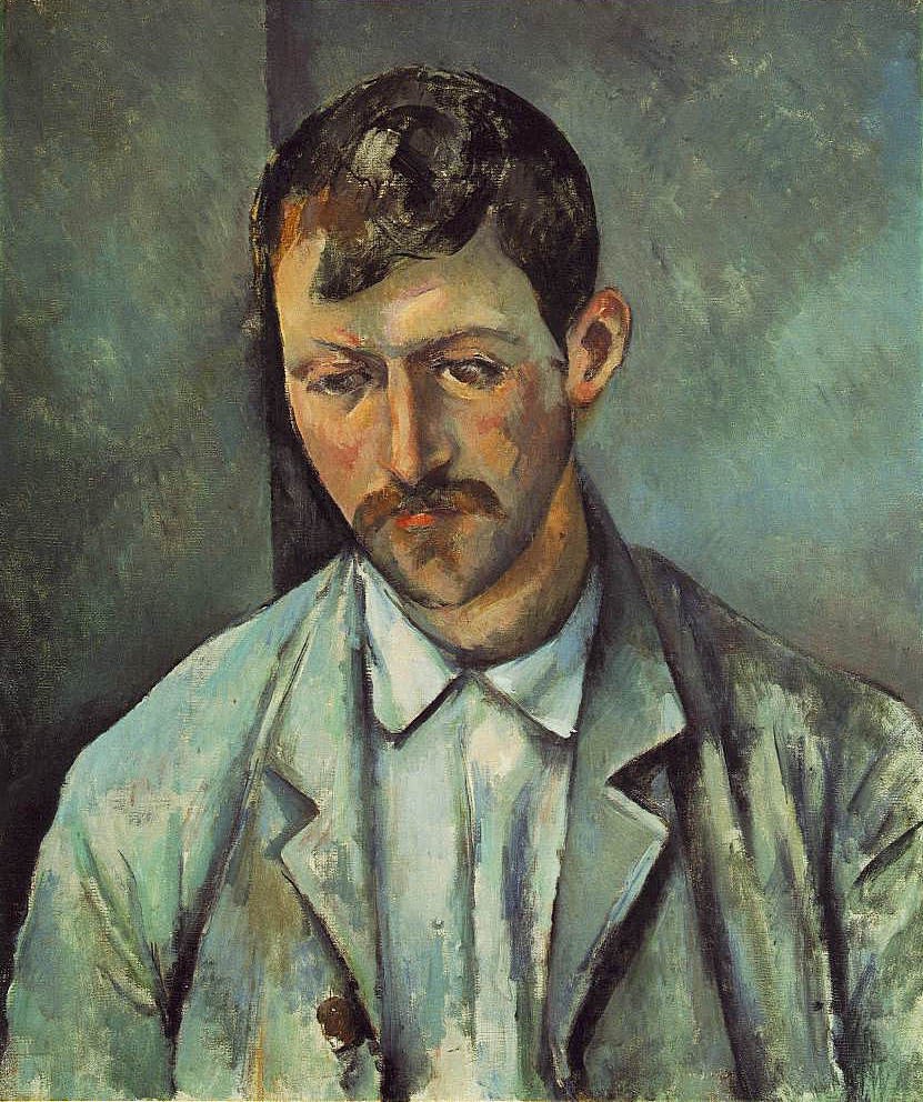 Peasant by Paul Cezanne