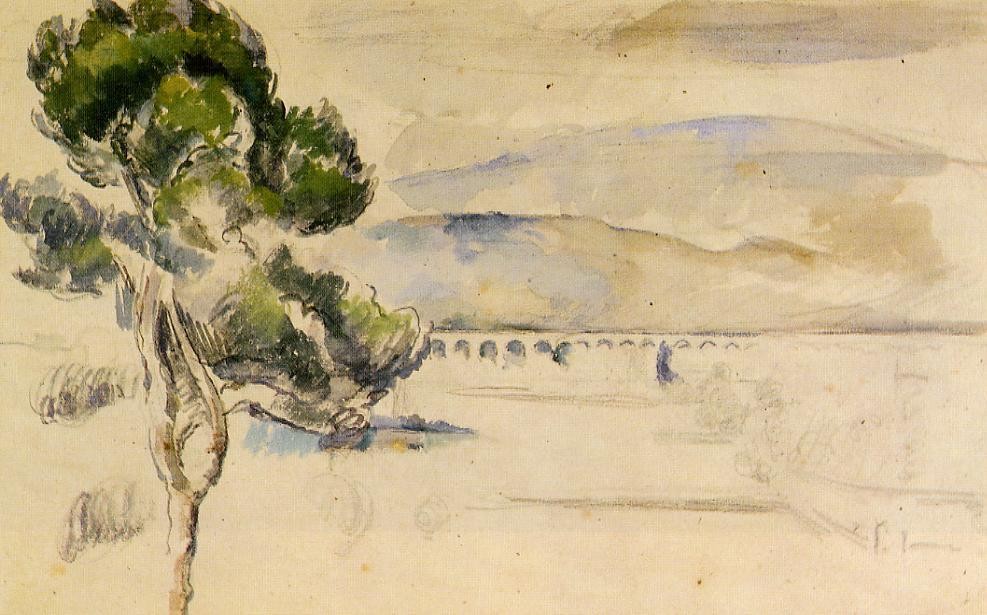 Pine Tree in the Arc Valley by Paul Cezanne