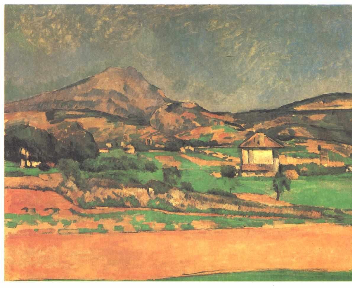 Plain by Mont Sainte-Victoire by Paul Cezanne