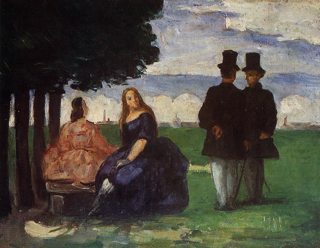 Promenade by Paul Cezanne